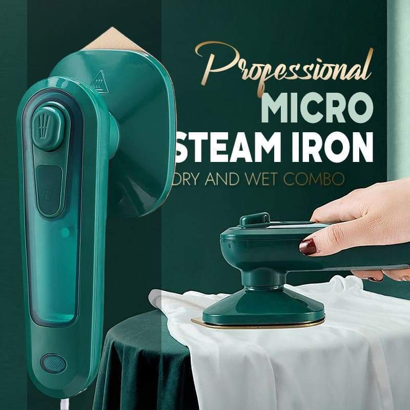 Professional Micro Steam Iron Handheld Household Portable Ironing Machine Garment Steamer by Ifsha Mart