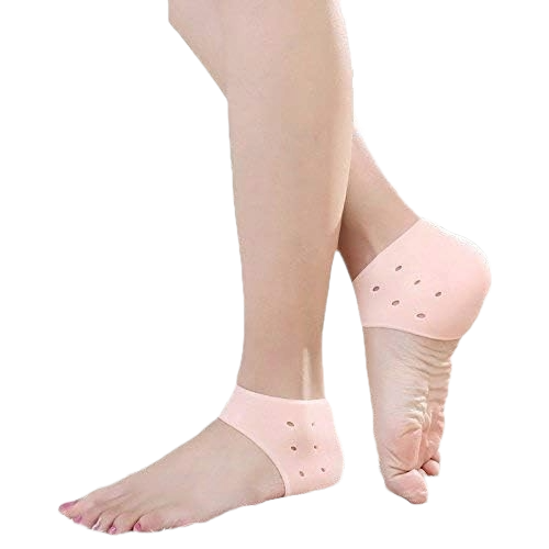 Silicone Anti-crack Half Heel Socks Set - Ifsha Mart | Online Shopping in Pakistan |