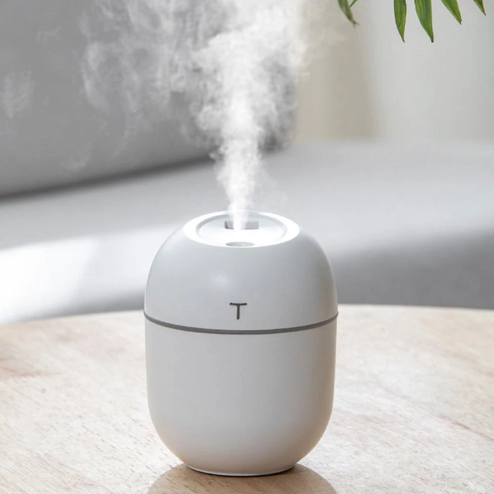Ultrasonic Mini Air Humidifier 220ml USB Personal Desktop Humidifier by Ifsha Mart - Online Shopping in Pakistan. Aroma Diffuser for Bedroom Office Car